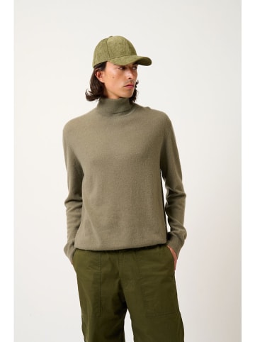 AUTHENTIC CASHMERE Kaszmirowy golf "Bange" w kolorze khaki