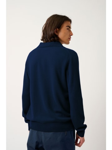 AUTHENTIC CASHMERE Kasjmieren trui "Charvet" donkerblauw