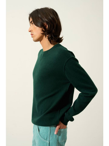 AUTHENTIC CASHMERE Kaschmir-Pullover "Nolan" in Dunkelgrün