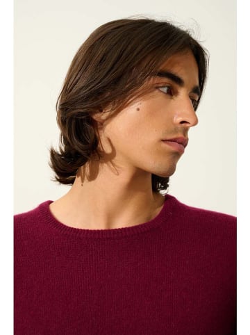 AUTHENTIC CASHMERE Kasjmieren trui "Victo" bordeaux