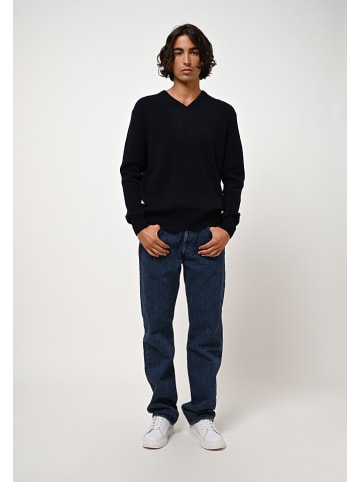 AUTHENTIC CASHMERE Kaschmir-Pullover "Victor" in Dunkelblau