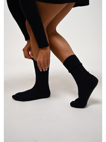 AUTHENTIC CASHMERE Kaschmir-Socken "Chewila" in Dunkelblau
