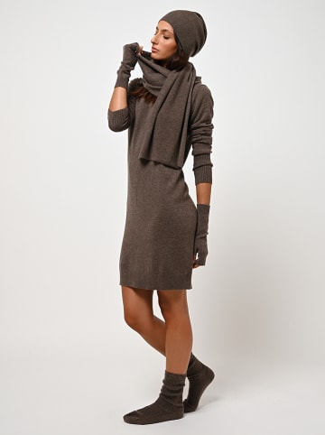 AUTHENTIC CASHMERE Kasjmieren sokken "Chewila" bruin