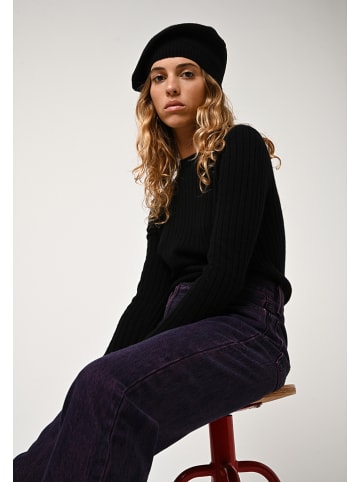 AUTHENTIC CASHMERE Kaschmir-Mütze "Liwi" in Schwarz