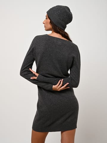 AUTHENTIC CASHMERE Kaszmirowa czapka "Scott" w kolorze antracytowym