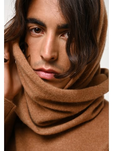 AUTHENTIC CASHMERE Kaschmir-Schal "Vaymont" in Hellbraun - (L)200 x (B)30 cm