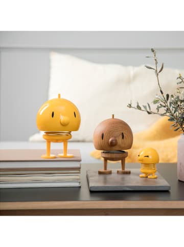 Hoptimist Figurka dekoracyjna "Bumble L" w kolorze żółtym - 11 x 13 x 10 cm