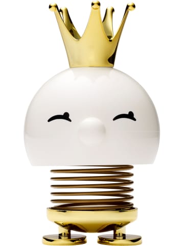 Hoptimist Dekofigur "Queen" in Weiß - (H)12,5 x Ø 7,5 cm
