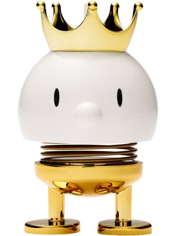 Hoptimist Figurka dekoracyjna "Prince" w kolorze złoto-białym - 5 x 8 x 5 cm