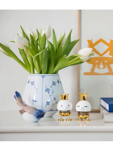 Hoptimist Figurka dekoracyjna "Prince" w kolorze złoto-białym - 5 x 8 x 5 cm