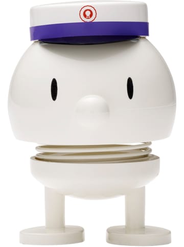 Hoptimist Dekofigur "Student Bumble S" in Weiß - (B)5 x (H)7 x (T)5 cm