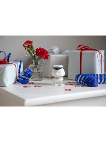 Hoptimist Dekofigur "Student Bumble S" in Weiß - (B)5 x (H)7 x (T)5 cm