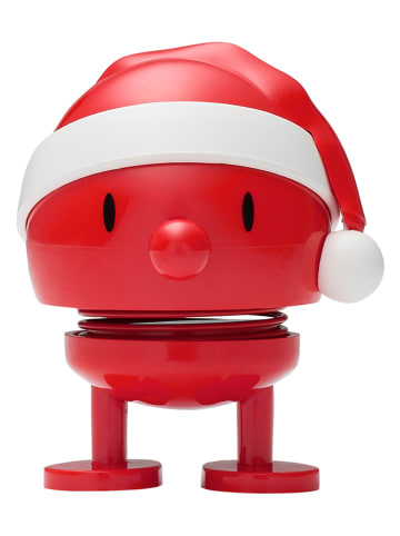 Hoptimist Figurka dekoracyjna "Santa Bumble S" w kolorze czerwonym - wys. 8 x Ø 5 cm