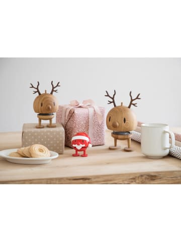 Hoptimist Dekofigur "Santa Claus Bumble S" in Rot - (B)6 x (H)7 x (T)5 cm