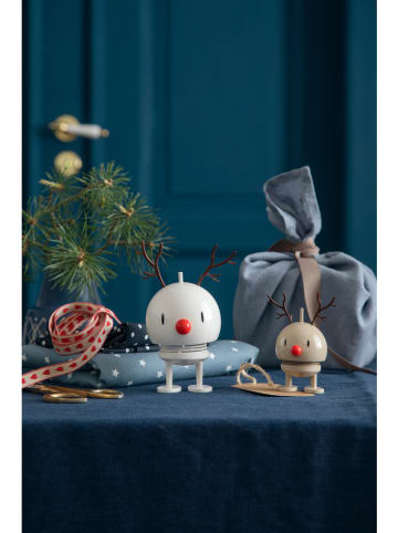 Hoptimist Figurka dekoracyjna "Reindeer Bumble S" w kolorze beżowym - 5 x 9 x 5 cm