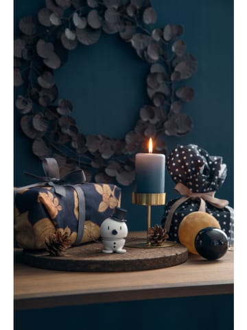 Hoptimist Figurka dekoracyjna "Snowman S" w kolorze białym - 9 x 8 x 5 cm