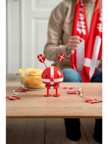 Hoptimist Figurka dekoracyjna "Roligan M" w kolorze czerwonym - 9 x 14 x 8 cm