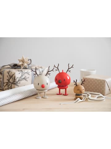 Hoptimist Figurka dekoracyjna "Reindeer Bumble M" w kolorze beżowym - 10 x 14 x 8 cm