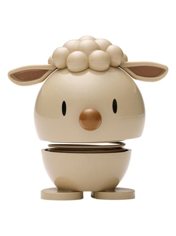 Hoptimist Dekofigur "Lambert Latte" in Beige - (H)7 x Ø 5 cm