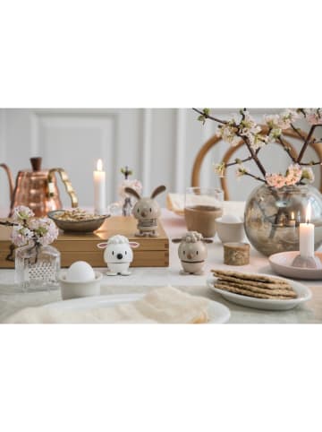 Hoptimist Figurka dekoracyjna "Lambert Latte" w kolorze beżowym - wys.7 x Ø 5 cm