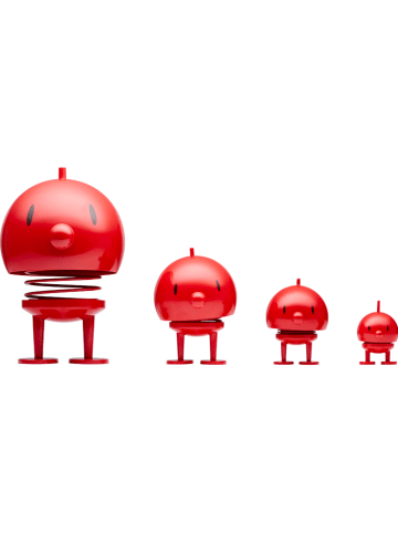 Hoptimist Figurka dekoracyjna "Bumble XL" w kolorze czerwonym - 17 x 23 x 15 cm