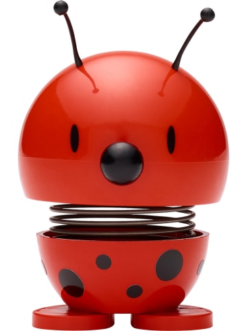 Hoptimist Figurka dekoracyjna "Ladybird" w kolorze czerwonym - 5 x 6 x 5 cm