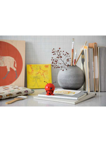 Hoptimist Dekofigur "Ladybird" in Rot - (B)5 x (H)6 x (T)5 cm