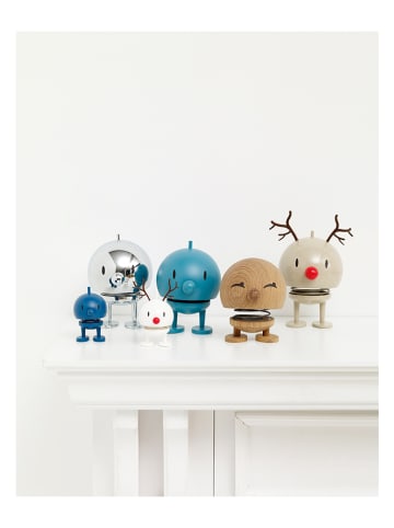 Hoptimist Figurka dekoracyjna "Reindeer Bumble S" w kolorze białym - 9,5 x Ø 5 cm