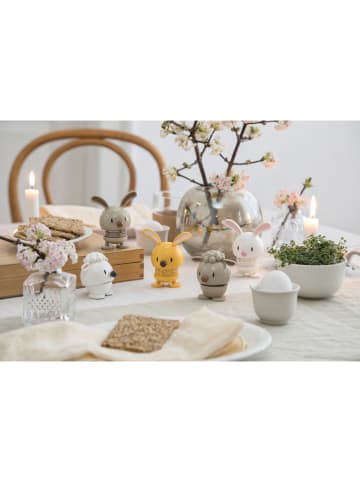 Hoptimist Figurka dekoracyjna "Bunny" w kolorze białym - wys. 9 x Ø 5 cm