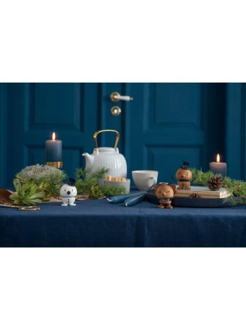 Hoptimist Dekofigur "Snowman S" in Hellbraun - (B)7 x (H)8 x (T)5 cm