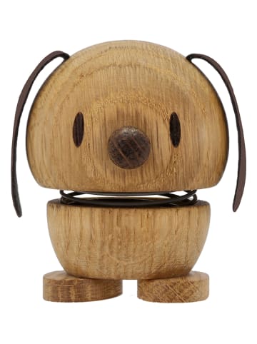 Hoptimist Figurka dekoracyjna "Dog S" w kolorze brązowym - wys. 6,5 x Ø 5 cm