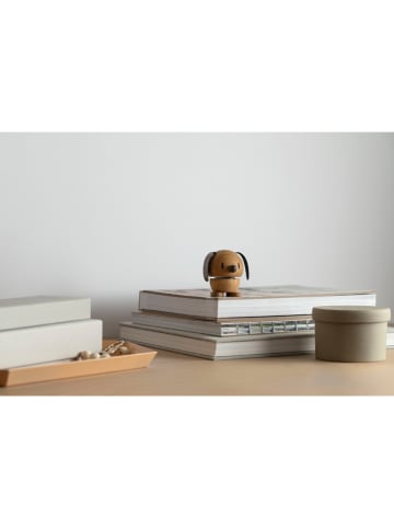 Hoptimist Figurka dekoracyjna "Dog S" w kolorze brązowym - wys. 6,5 x Ø 5 cm