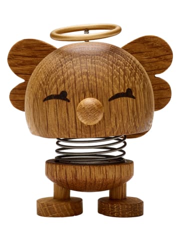 Hoptimist Figurka dekoracyjna "Angel Bimble S" w kolorze brązowym- wys. 7 x Ø 6 cm