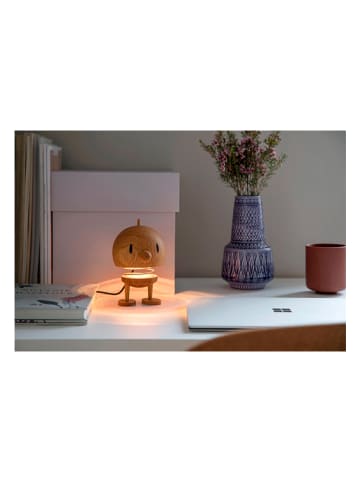Hoptimist Dekoracyjna lampa LED "Lampe L" w kolorze brązowym - wys. 15 cm