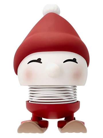 Hoptimist Figurka dekoracyjna w kolorze czerwono-białym - 7 x 10 x 4,5 cm