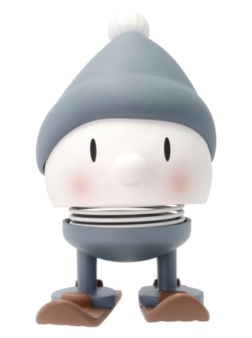 Hoptimist Dekofigur "Soft" in Grau - (B)4,5 x (H)10 x (T)7,2 cm