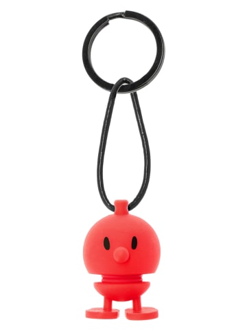 Hoptimist Schlüsselanhänger "Bumble" in Rot - (B)1,5 x (H)3 x (T)3 cm