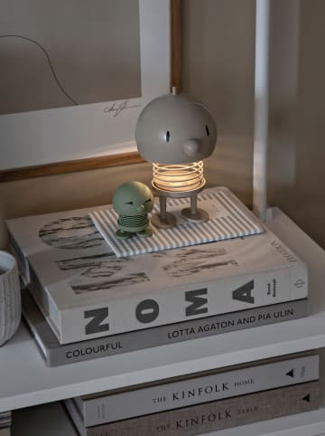 Hoptimist Dekoracyjna lampa LED "Bumble" w kolorze beżowym - 10 x 15 x 10 cm