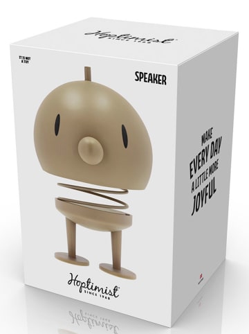 Hoptimist Głośnik "Soft Bumble XL" w kolorze szarobrązowym - 15 x 23 x 15 cm