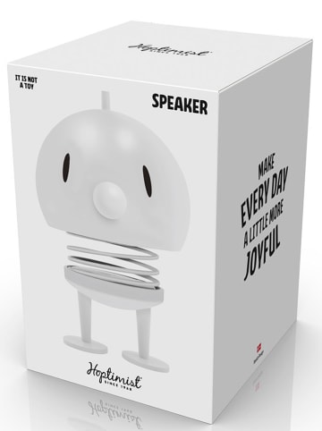 Hoptimist Głośnik "L Soft" w kolorze białym - 15 x 23 x 15 cm