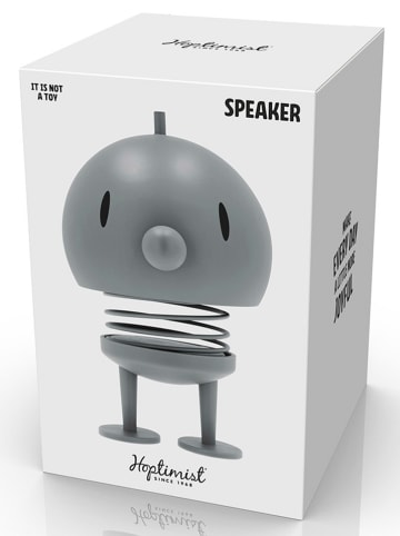 Hoptimist Lautsprecher "L Soft" in Grau - (B)15 x (H)23 x (T)15 cm
