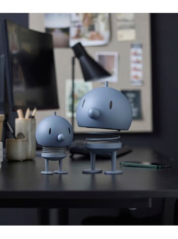 Hoptimist Dekoracyjna lampa LED "Soft LED XL" w kolorze błękitnym - 15 x 23 x 15 cm