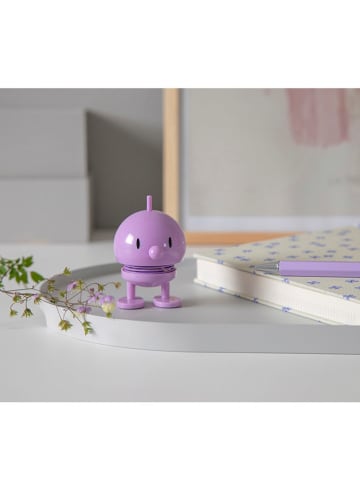 Hoptimist Figurka dekoracyjna "Bumble M" w kolorze fioletowym - 8,5 x 9,5 x 7,5 cm