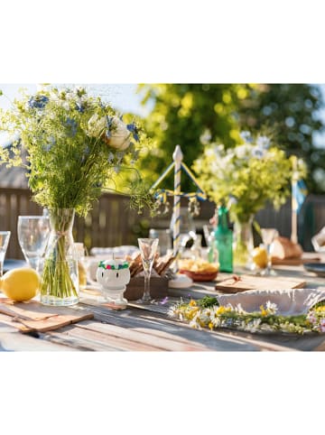 Hoptimist Dekofigur "Midsommar Bumble S" in Weiß - (B)6 x (H)7,5 x (T)4,5 cm