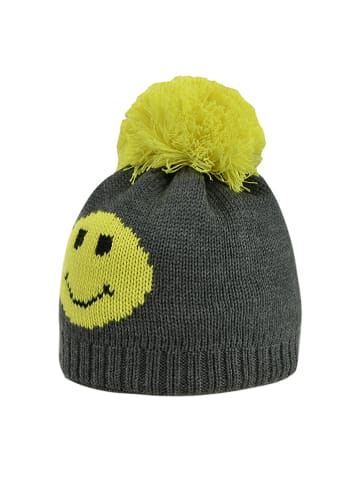 Döll Strickmütze in Khaki/ Gelb