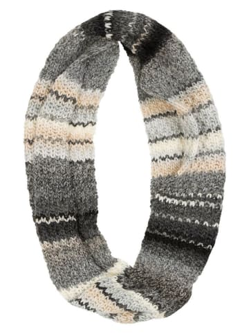 Döll Loop-Schal in Anthrazit/ Beige