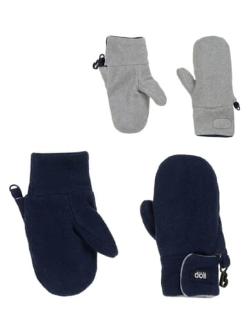 Döll Wanten donkerblauw/grijs