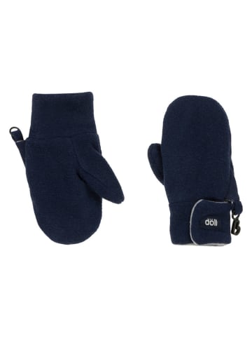 Döll Fäustlinge in Dunkelblau/ Grau