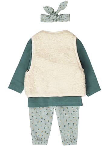 Dirkje 3-częściowy zestaw w kolorze kremowo-zielonym