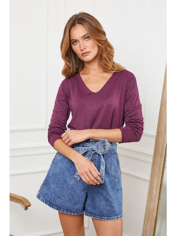 Joséfine Wollpullover "Abi" in Violett